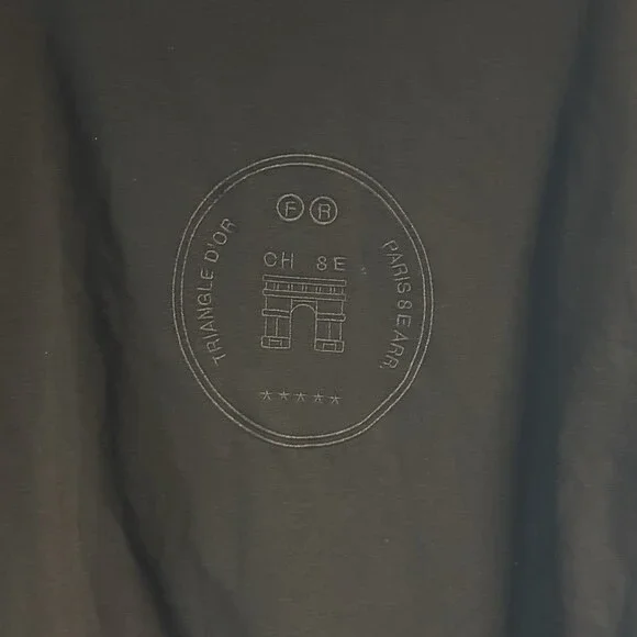 NWT! H&M Crewneck Printed Sweater Sweatshirt - Black Size Large - Picture 5 of 5